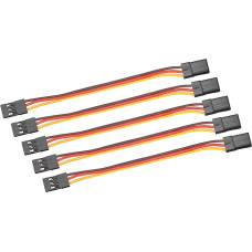 tiekimo žemėlapis Servo-Verlängerungskabel, 3-polig, Stecker auf Stecker, 60-adrig, Servo-Empfängerdraht, 5 Stück