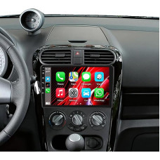 SIXWIN 2+64G Android 13 automobilinis radijo imtuvas Suzuki Splash Ritz 2004-2014 su Carplay/Android Car/Mirrorlink, 9 colių talpinis jutiklinis ekranas palaiko WiFi/GPS/FM/Bluetooth/SWC+ AHD galinio vaizdo kamera + MIC-P1