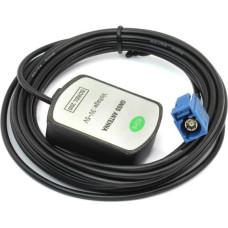 Vehicle Waterproof Active GPS Navigation Antenna Fakra Type C Blue Magnet Mount for Audi Ford Dodge RAM GM Chevy Chevrolet GMC Jeep Cadillac BMW Audi Benz Car Truck SUV Head Unit