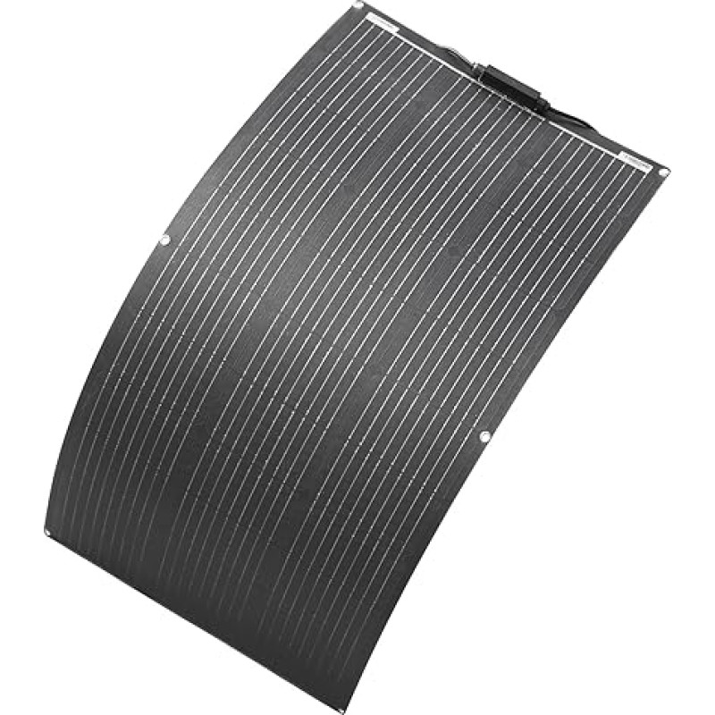 100 W Flexible Solar Panel, 18 V Portable ETFE Monocrystalline Solar Module, etfe Solar Panels are Suitable for Garden Shed, 12 V Battery, Island System/Off-Grid System