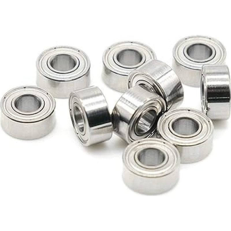 684ZZ Antgalio guoliai 4 x 9 x 4 mm, skirti stipriam gręžimo šepečio antgaliui MR 940 ZZ Nail Ball Bearing Pack of 10