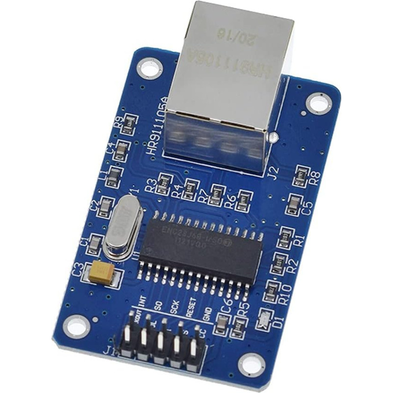 hiletgo ENC28J60 Ethernet LAN tinklo modulis, skirtas Arduino SPI AVR PIC LPC STM32