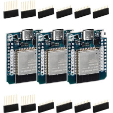 3 ESP32 Mini USB C ESP32 NodeMCU WiFi Bluetooth modulis Plėtros plokštė, suderinama su Arduino