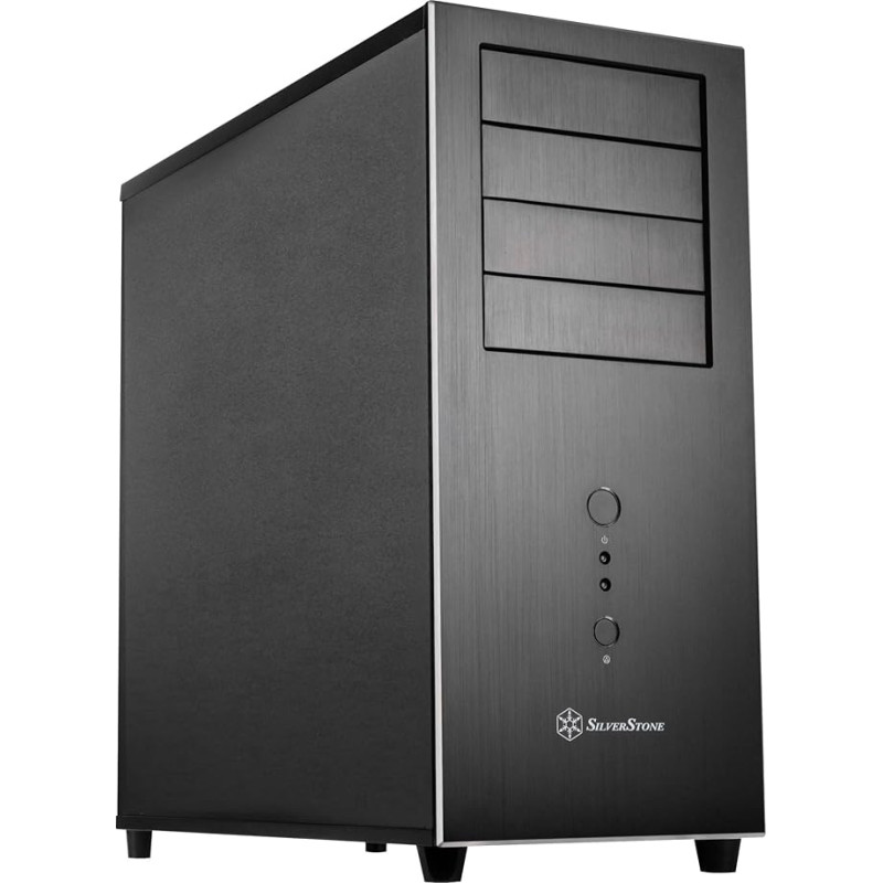 SilverStone Technology SilverStone SST-TJ04B-E - Temjin Midi Tower Gehäuse, SSI-CEB, ATX, juodos spalvos