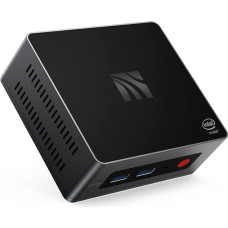 KUYIA mini kompiuteris namams, biurui, verslui, žaidimams J4125 keturių branduolių 8GB DDR4/128GB M.2 SATA SSD palaikymas 4K@30Hz Dvigubas HDMI/WiFi 5/USB3.0/BT 4.0/Ethernet