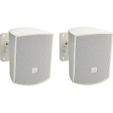 JBL Professional Control 52-WH Surface Mount Satellite Speaker for Subwoofer Satellite Speakers, White, Sold as a Pair