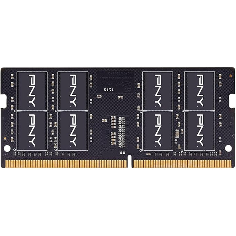 PNY Performance MN8GSD43200-TB DDR4 DRAM 3200MHz (PC4-25600) CL22 1.2V Dual Rank Notebook Laptop (SODIMM) kompiuterinės atminties rinkinys