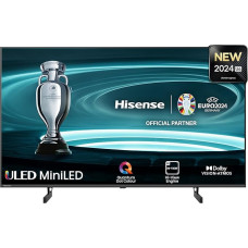 Hisense 50U6NQ 126 cm (50 Inch) TV 4K Mini LED ULED HDR Smart TV, 60Hz, HDMI 2.0, Game Mode Plus, Dolby Vision & Atmos, Bluetooth, Alexa Built-in, Anthracite, [2024]