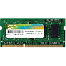 Silicon Power Sodimm 4Gb Ddriii 1600Mhz 256*8 240 Pin 16 lustų Sp004Gbstu160N02