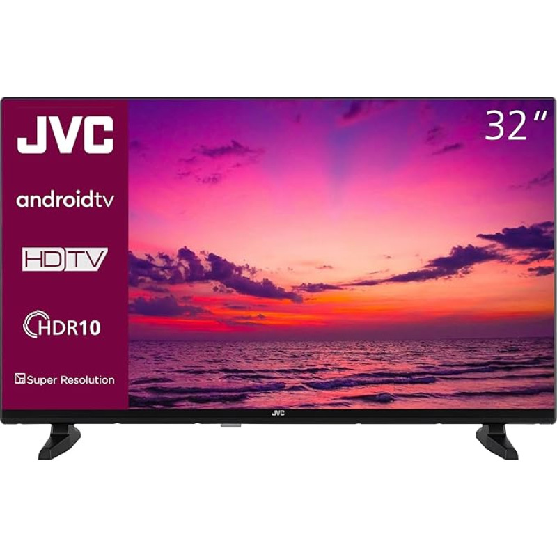 JVC 32 Inch TV Android TV (Full HD Smart TV, HDR, Triple Tuner, Google Play Store) LT-32VAF3355 [2024]