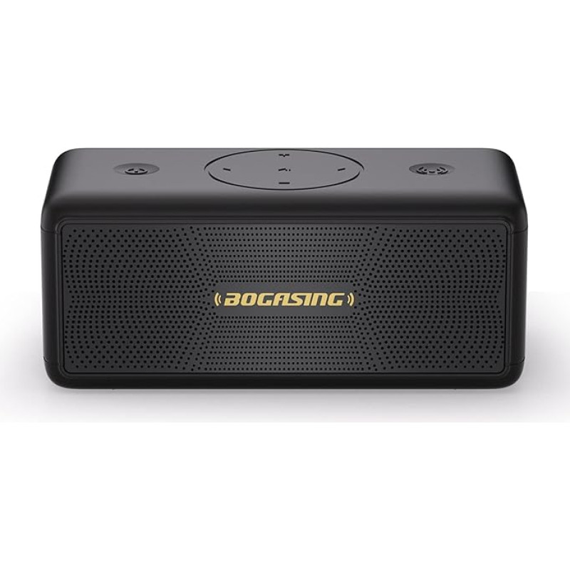 BOGASING Bluetooth Speaker M5 Music Box Portable, 40 W Surround Stereo Sound & Powerful Bass, 30H Battery, IPX7 Waterproof, EQ, Wireless, Bluetooth Box, USB Stick for Outdoor Use