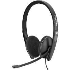 Sennheiser PC 3.2 Chat, Noise-Cancelling Microphone, Lightweight for Relaxed Gaming, Comfortable Minimalist Design, Call Control, Folding Microphone - 3.5mm Jack, 3 Pin Connectivity