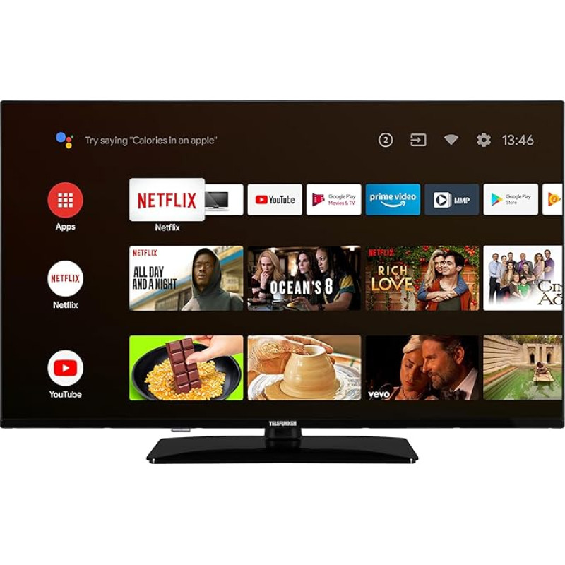 Telefunken Android TV 43 Inch TV (Full HD Smart TV, HDR, Triple Tuner, Bluetooth) D43F750X2CW