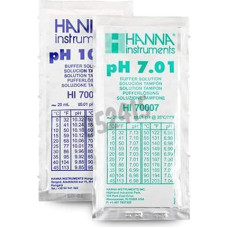 Hanna Instruments HI770710P Step Bag Solution, pH 7.01 to 10.01, 20 ml