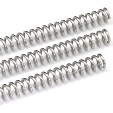Temhyu Shuxiang spyruoklė didelio tikslumo nerūdijančio plieno suspaudimo spyruoklė, 3 vienetai, 3 mm vielos skersmuo x 19 mm skersmens x 265 mm ilgio aukštos kokybės.