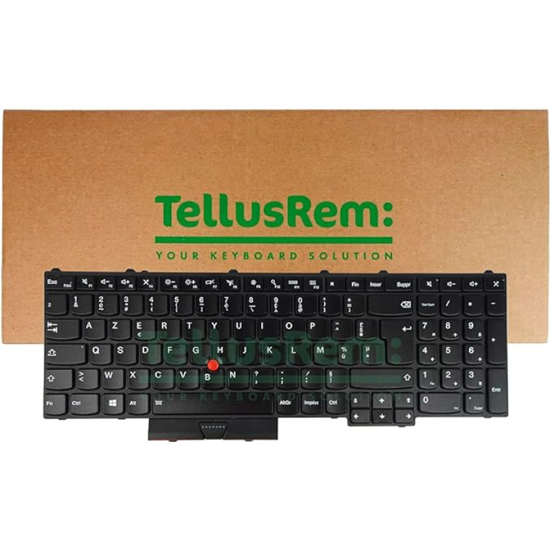 TellusRem Replacement Keyboard French Backlight for Lenovo Thinkpad P50 P70 P51 P71