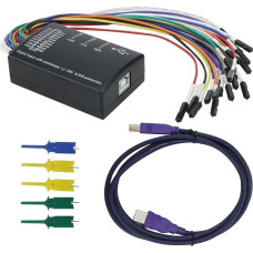 DAZZLEEX USB loginio analizatoriaus prietaisų rinkinys 100M maksimalus mėginių ėmimo dažnis 16 kanalų palaikymas 1.2.10 programinė įranga