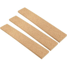 GRADENEVE Pack of 3 Self-Adhesive Cork Strips Bulletin Strips Cork Strips Cork Wall Strips Tiles Framed Cork Board Office Bulletin Strips Cork Strips for