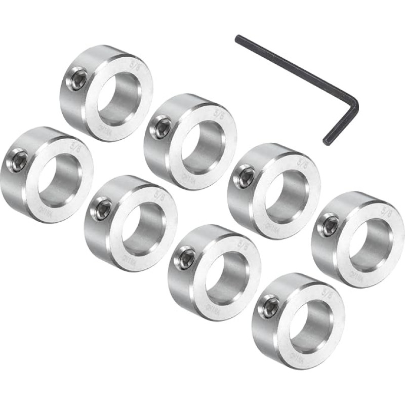 sourcing map 8 Piece Bolt Shank Gaiter Set 5/8