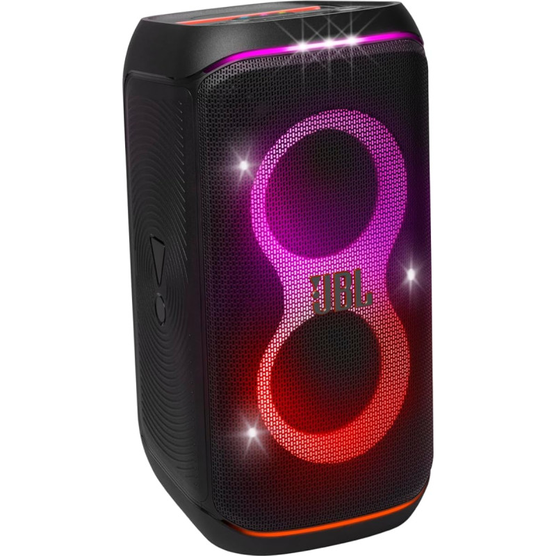 JBL Partybox Stage 120 in Black - Portable Bluetooth Speaker Box with JBL Pro Sound, Light Show, AI Sound Boost and Telescopic Handle - 12 Hours Runtime