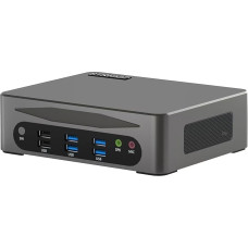 STRHIGP Mini kompiuteris i5-1340P (12C/16T), 13 kartos žaidimų mini kompiuteris, 16GB DDR5, 1TB SSD, USB4, 8K trigubas ekranas, dvigubas LAN, WiFi6, BT5.2, 