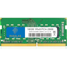 RASALAS 16GB DDR4 2666MHz (DDR4-2666) PC4-21300 (PC4-2666V) Non-ECC Unbuffered 1.2V CL19 1Rx8 1X16GB Single Rank 260 Pin Laptop RAM atnaujinimas