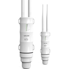 WAVLINK AC600 Lauko dviejų dažnių juostų kartotuvas WiFi prieigos taškas kartotuvas Ap-Mode maršrutizatorius WISP 2.4GHz 150Mbps + 5GHz 433Mbps pasyvus PoE modelis 100M White