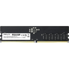 PNY Performance DDR5 16 GB 4800 MHz DIMM atmintis staliniams kompiuteriams be buferio CL40 1,1 V, MD16GSD54800-TB, juoda, 8 GB