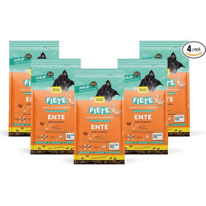 Fiete Soft Adult Duck 5 x 1 kg | Aukštos kokybės maistingas sausas ėdalas | Jautriems mitybai šunims | Aukštas suderinamumas | Be grūdų | Patikrinta kokybė (KIN institutas) | Pagaminta Vokietijoje