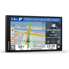 Garmin DriveSmart 65 with Amazon Alexa Voice Assistant, Navigation Device with 6.95 Inch (17.7 cm) Colour Display, 3D Europe Maps (46 Countries), Live Traffic via Drive App, Driver Assistance