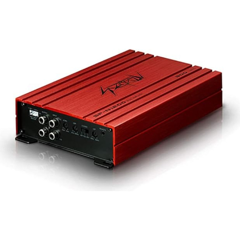 SPECTRON SP-N1200: Compact Powerful 1-Channel Car Amplifier Monoblock with 1 x 200 Watt Class-D Digital Power Amplifier with High-Level Inputs