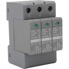 CHLT-40PV 600V PV nuolatinės srovės viršįtampių apsauga 20-40KA 3P žemos įtampos ribotuvas PC liepsnai atsparus viršįtampių apsauginis įtaisas su 2 slankikliais