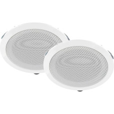 ADAKAT 2 metalinių įmontuotų garsiakalbių paketas, 18 W RMS, 80 W muzikos galia