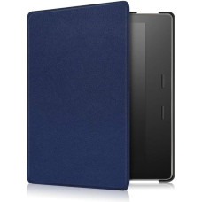 Kepuch Custer Amazon Kindle Oasis 7 inch 9th 2017 Case - Ultra-thin Custer PU Leather Case Shell Hard Case Cover for Amazon Kindle Oasis 7 inch 9th 2017 - Blue