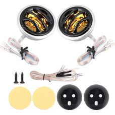 Automobilių garso kolonėlė, 2 dalys, 12 V 150 W automobilio mini super galios garsus kupolo garso stereofoninis garsiakalbis, garsiakalbis, garsiakalbis, ragas