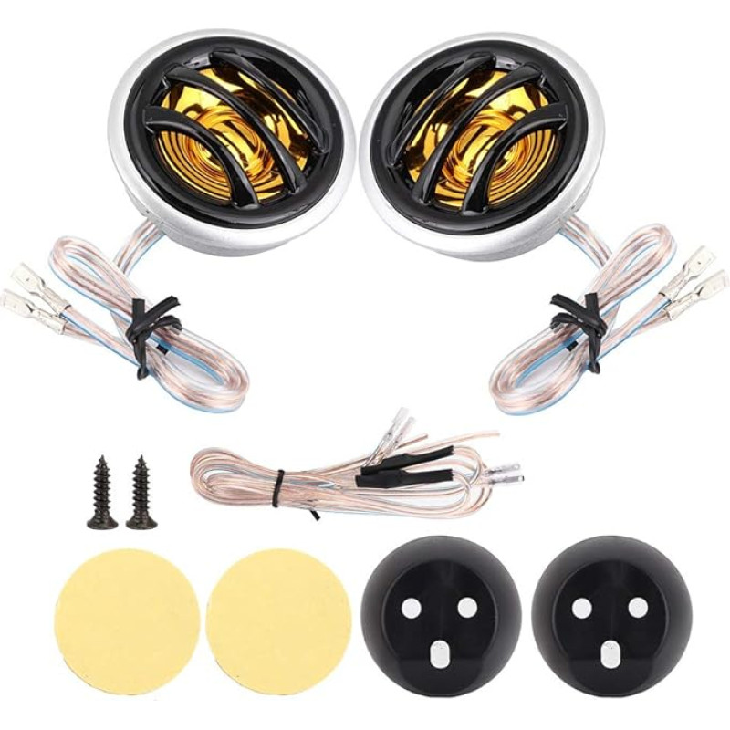 Car Audio Speaker, 2 Pieces, 12 V 150 W Car Mini Super Power Loud Dome Audio Stereo Speaker, Tweeter Speaker, Horn