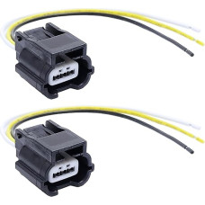 Young Wolf Pair of 3-Pin PDC Parking Sensor Connector Wiring Harness 15 cm 56431345 Compatible with Audi Renault