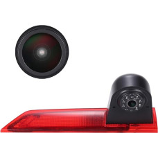 HD IP68 Car Caravan Transporter Reversing System Brake Light Reversing Camera Van Roof Camera Parking Camera Parking Aid with Angle Adjustable Compatible with Ford Transit Custom Business MPV SUV Bus