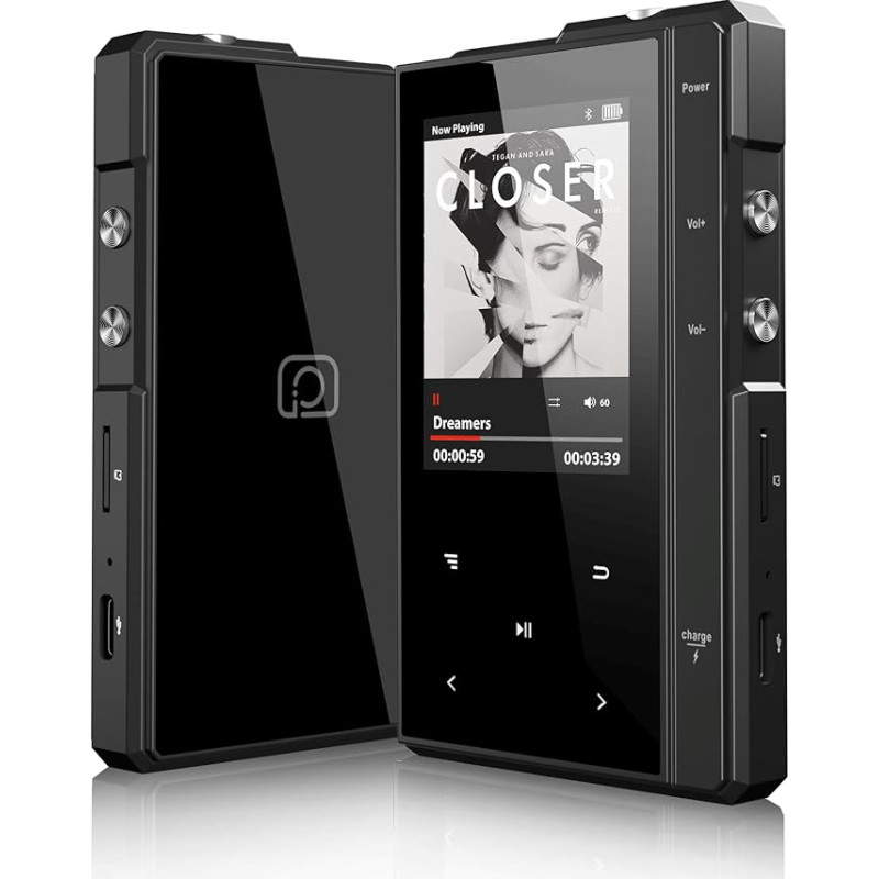 Techninės įrangos dekodavimas DSD512 HiFi MP3 grotuvas su 