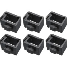 išteklių žemėlapis Flachkabelklemme, 1 Schlitz, 20 mm Lochdurchmesser, Drahthalter, ABS, für 30er-Serie, europäischer Standard, Aluminium-Extrusion, 6 Stück