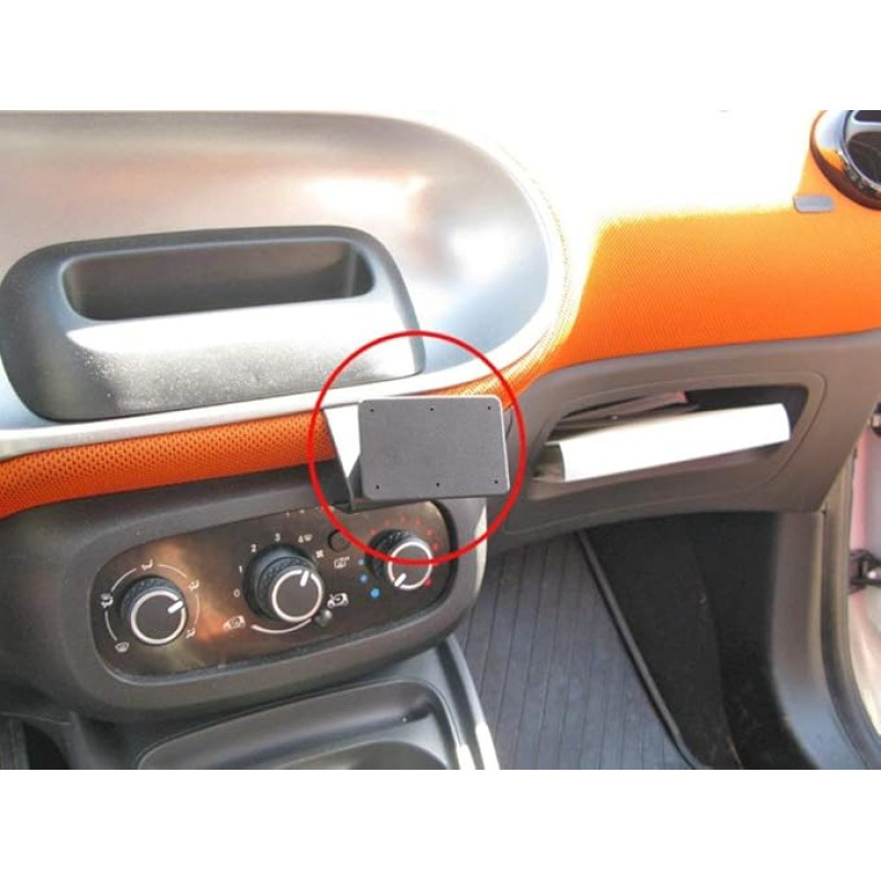 Brodit ProClip 855217 Vehicle Holder Made in Sweden Angle Mounting for Left-Hand Drive Vehicles Fits Device Holder, Black
