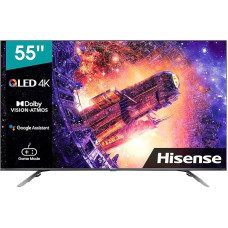 Hisense 55E76GQ QLED 139 cm (55 Inch) TV (4K QLED, Smart TV, Triple Tuner, HDR 10,+ Decoding, Dolby Vision & Atmos, USB Recording, Bluetooth, Alexa Built-In, Google Assistant)