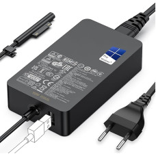 Surface Charging Cable 102W 15V 6.33A Microsoft Charger Power Supply for Surface Book 2/Book 3/1, Surface Laptop Studio 2/1, Windows Surface Pro 11/10/9/8/7/6/5/4, Surface Laptop 7/6/5/4/3, Surface