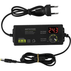 ASHATA 3-36V Wide Range Power Supply Adjustable Anti Interference Power Supply 60W 1.7A AC DC with LED Display for LCD, Router, Game Player, Camera etc.