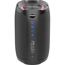 heetipuk S49 Portable Wireless Bluetooth Speaker Stereo Sound with Deep Bass IPX7 Waterproof 20W RGB Light Support USB Drive TF Card for Home Outdoor