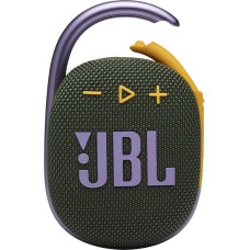 JBL Clip 4 Waterproof Portable Bluetooth Speaker with up to 10 Hours of Battery - Green