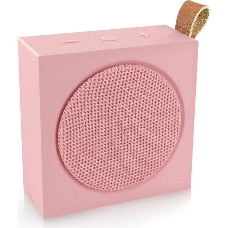 Metronic Xtra Color 477099 Portable Speaker Bluetooth 3 W with Powerful Bass, MicroSD MP3 Connection and 15 Hours Battery Life, Pink