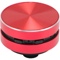 Yunseity Bluetooth Speaker, Bone Conduction Speaker, Stereo Bass Bluetooth Shower Speaker, Waterproof, Support FM Radio, for Travel, Camping, Shower (Red)