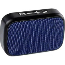 Access4us Portable Mini Bluetooth Speaker ● Waterproof ● 360 Degree Surround Sound ● Blue Fabric ● Built-in Battery 300mAh ● Compatible with USB/Bluetooth/AUX