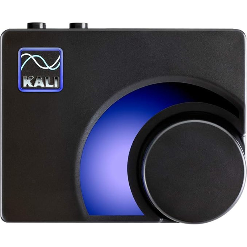 Kali Audio MV-BT Professional Monitor Controller & Bluetooth Receiver - Wireless Audio Transmitter (Bluetooth Adapter, XLR / 6.3 mm Jack Stereo Output, LED Meter) Black